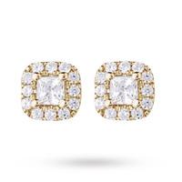 9ct yellow gold 020ct diamond stud earrings