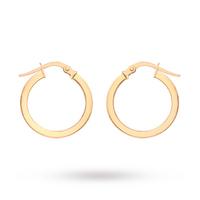 9ct Rose Gold Hoop Earrings