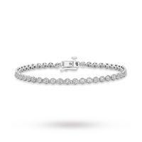 9ct White Gold 1.00ct Diamond Bracelet