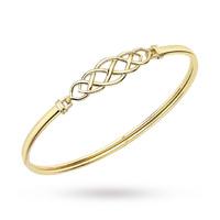 9ct Yellow Gold Celtic Bangle