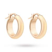 9ct Rose Gold Hoop Earrings