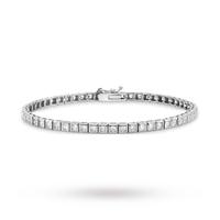 9ct White Gold Tennis Bracelet