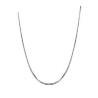 9ct white gold 18 inch snake chain