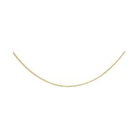 9ct yellow gold 20 inch round snake chain