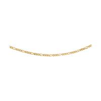 9ct Yellow Gold 18 Inch Diamond Cut Figaro Chain