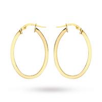 9ct Yellow Gold Hoop Earrings