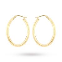 9ct Yellow Gold Hoop Earrings