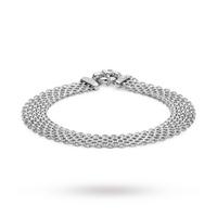 9ct White Gold Bracelet