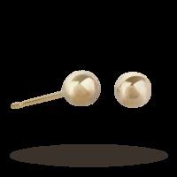 9ct Gold 4mm Ball Stud Earrings