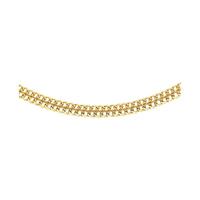 9ct Yellow Gold 18 Inch Double Curb Chain