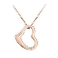 9ct Rose Gold Small Floating Heart Pendant