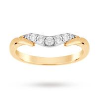 9ct Yellow Gold 0.20 Total Carat Weight Diamond Wedding Band