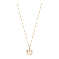 9ct Yellow Gold Pearl Flower Pendant