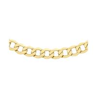 9ct Yellow Gold 18 Inch Curb Chain