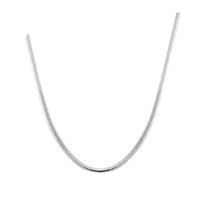 9ct White Gold 16 Inch Snake Chain