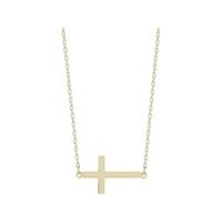 9ct gold cross necklace