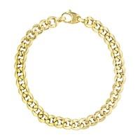 9ct gold curb bracelet