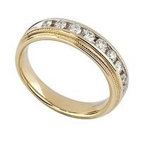 9ct gold 0.33 carat diamond eternity ring