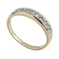 9ct gold 0.26 carat diamond ring