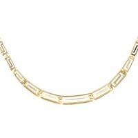 9ct gold greek key necklace