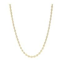 9ct gold pear cubic zirconia tennis-style necklace