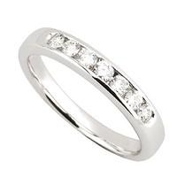 9ct white gold 0.25 carat diamond eternity ring