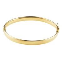 9ct gold plain bangle