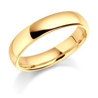 9ct Yellow Gold 3mm Medium Court Wedding Ring