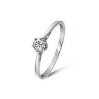 9ct white gold 033ct diamond ring