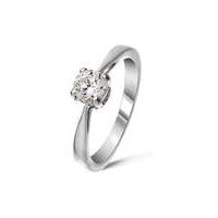 9ct white gold 05ct diamond ring