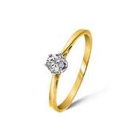 9ct Gold 0.2Ct Diamond Ring