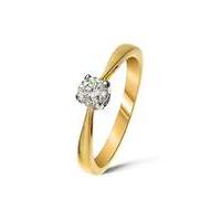 9ct gold 02ct diamond ring