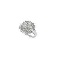 9ct WG 0.75ct Baguette Diamond Ring