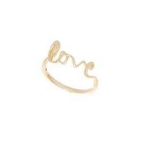 9ct Yellow Gold Love Script Ring