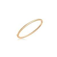 9ct gold plain bangle