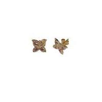 9Ct Gold Enamel Butterfly Stud Earring