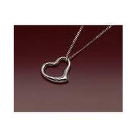 9Ct Gold Floating Heart Necklace