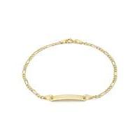 9Ct Gold Figaro ID Bracelet