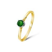 9ct gold 025ct chrome diopside ring