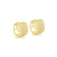 9Ct Gold 5 Row Huggie Style Earring