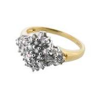 9ct Yellow Gold Diamond Ring