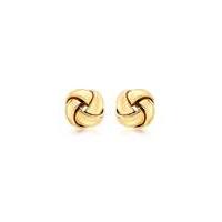 9Ct Gold Knot Stud Earring
