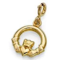 9ct Gold Claddagh Charm