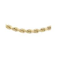 9Ct Gold 60 Diamond Cut Rope Chain