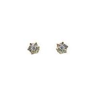 9ct Yellow Gold diamond Earrings