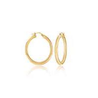 9Ct Gold 25mm Creole Earring