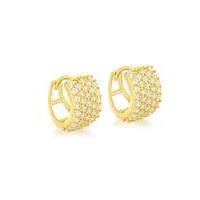 9Ct Gold 5 Row Huggie Style Earring