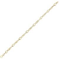 9ct Open Marquise and Figure-Eight Link Chain 7\