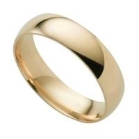 9ct Gold 5mm Flat Court Shaped Wedding Ring ST-R442-K