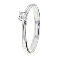 9ct White Gold Illusion Set 0.05ct Diamond Ring S4457D.9W.005F-N